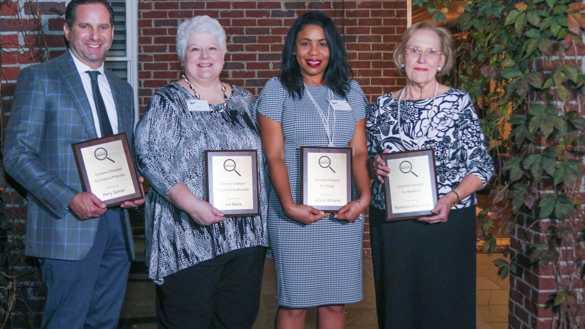Fayette Senior Services’ Iris Harris presented with Consumer Champion Award